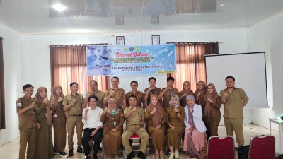 Kunjungan tim Kaji Banding Labkesda Konawe di UPTD Labkesda Baubau Selasa (30/1/2024)