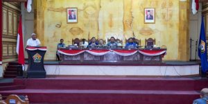 Suasana sidang paripurna DPRD Sultra  Foto : IST