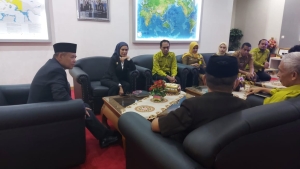 Tatap Muka Wali Kota dan Wakil Wali Kota Baubau bersama Pengurus Forum Kota Baubau sehat Senin (10/3/2025)