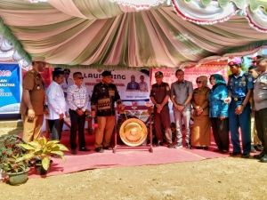 Suasana Launching 26 Kampung KB di kelurahan Waborobo Kota Baubau 12 Septemner 2023