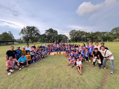 Tim CISC Kendari juara satu turnamen sepak bola usia dini se-Sultra kategori U12 di Pomalaa, Kabupaten Kolaka