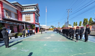 BNN Kota Baubau melaksanakan pemeriksaan narkoba bagi Warga Binaan Lapas Kelas II A Baubau