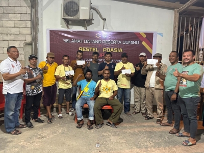 Gardu Restel Poasia Gerak Majukan Olahraga Domino di Kendari