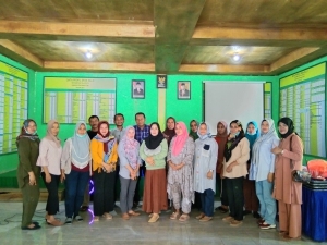 Pelatihan Pembuatan Mie Instan Dan Bakso Sehat  Berbahan Tepung Glukomanan Dari Uwi Kano Tersubstitusi  Rumput Laut Di Desa Ollo Kecamatan Kaledupa Kabupaten Wakatobi oleh Tim Program Kemitraan Masyarakat Internal UHO (PKMI-UHO) Tahun 2023  foto : Ist