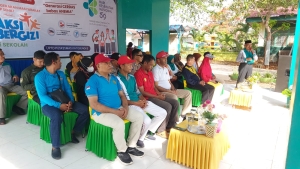 Dinas Kesehatan Kota Baubau Melaksanakan Kegiatan Aksi Bergizi yang dilaksanakan di SMAN 3 Kota Baubau Sulawesi Tenggara Jumat (24/11/2023)