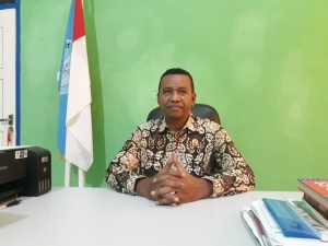 Kepala Sekolah ( Kepsek) SMKN 2 Baubau, Rusdy, S.Pd., M.Pd