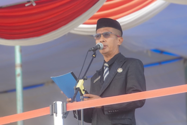 Asisten III Setda Kota Baubau, La ode darusalam saat menjadi Inspektur Upacara peringatan Hari Kebangkitan Nasional tingkat Kota Baubau