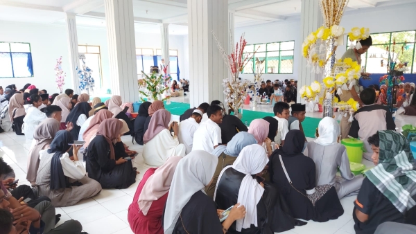 Suasana Peringatan Maulid Nabi Muhammad SAW di SMAn 3 Baubau Kamis (26/9/2024)